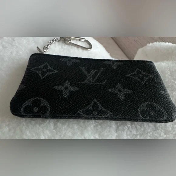 💖LV Black and Grey Monogram Coin Pouch Bag with Silver hardware - Picture 5 of 10